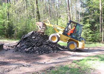 Bagger im Reichswald